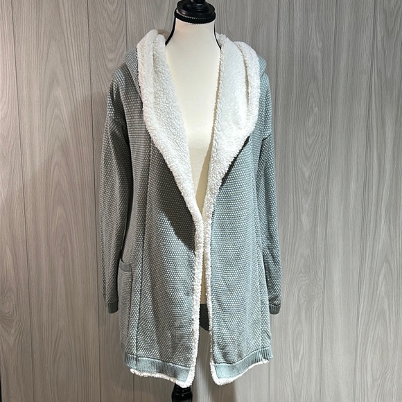 Esmara open front hooded coat size small (4/6) - Picture 1 of 12